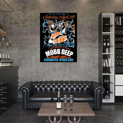 Mobb Deep Art Havoc Prodigy Rapper Hip-Hop Music Rap Wall Art Print Poster