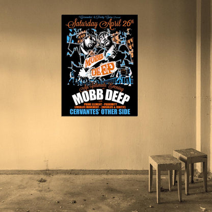 Mobb Deep Art Havoc Prodigy Rapper Hip-Hop Music Rap Wall Art Print Poster