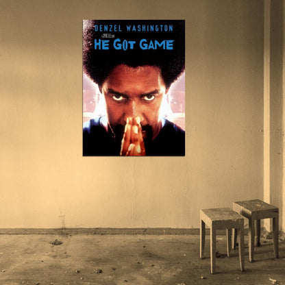 Denzel Washington He Got Game Movie Spike Lee Basketball Wall Art Print Poster