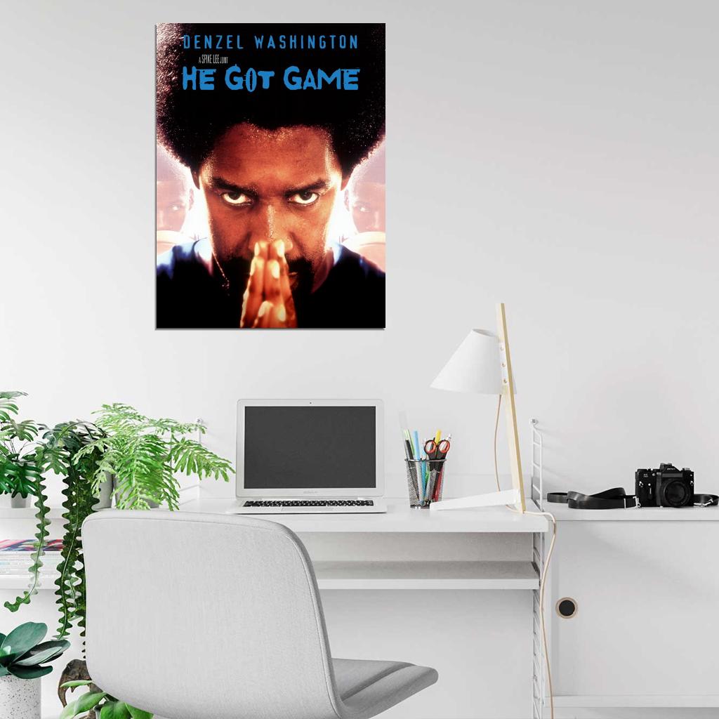Denzel Washington He Got Game Movie Spike Lee Basketball Wall Art Print Poster