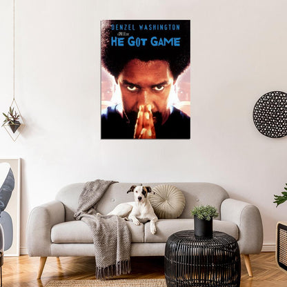 Denzel Washington He Got Game Movie Spike Lee Basketball Wall Art Print Poster