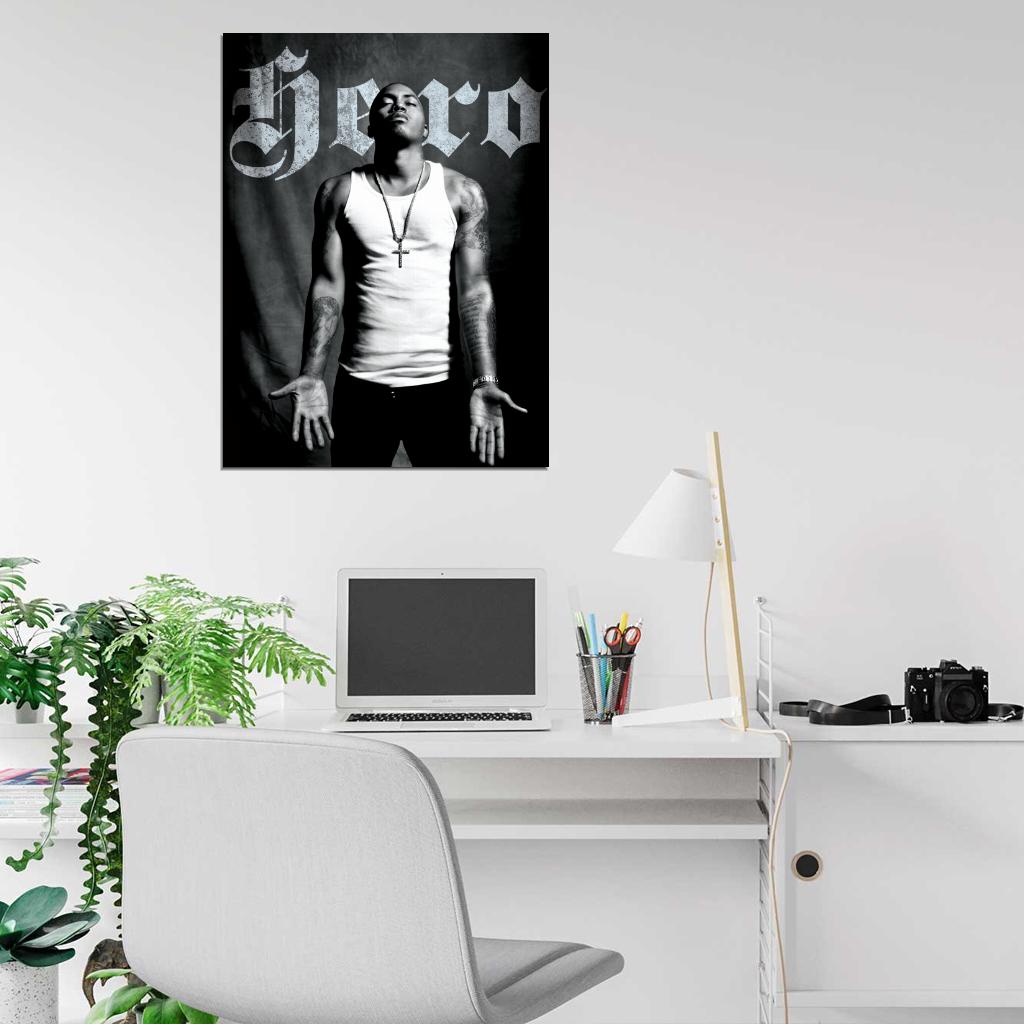 Nas Rapper Hip-Hop Music Rap Wall Art Print Poster
