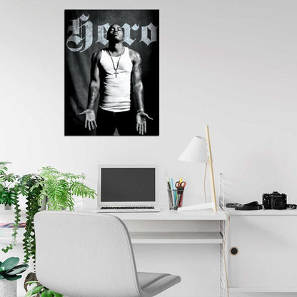 Nas Rapper Hip-Hop Music Rap Wall Art Print Poster