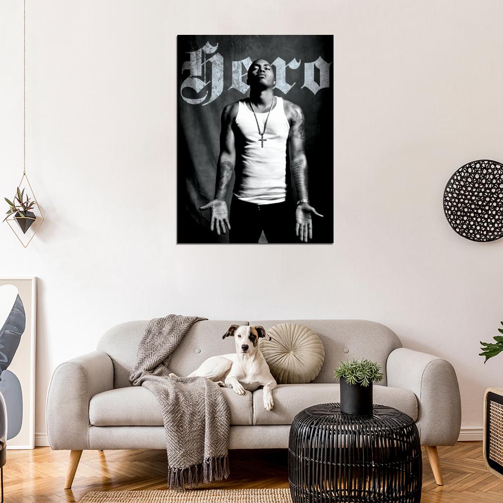 Nas Rapper Hip-Hop Music Rap Wall Art Print Poster