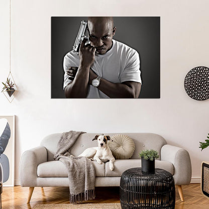 Sticky Fingaz ONYX Pistol Gun Rapper Hip-Hop Music Rap Wall Art Print Poster