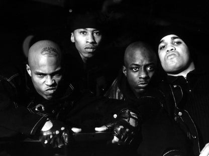 ONYX BW Retro Band Group Rapper Hip-Hop Music Rap Wall Art Print Poster