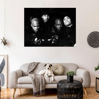 ONYX BW Retro Band Group Rapper Hip-Hop Music Rap Wall Art Print Poster
