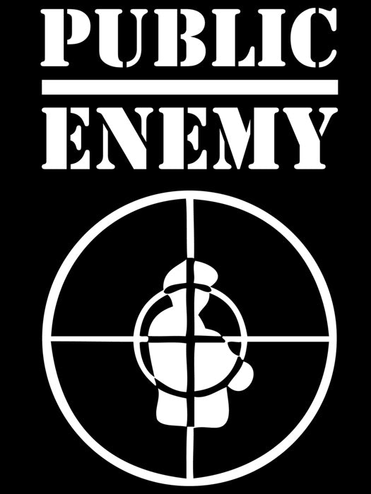 Public Enemy Logo Band Group Rapper Hip-Hop Music Rap Wall Art Print Poster