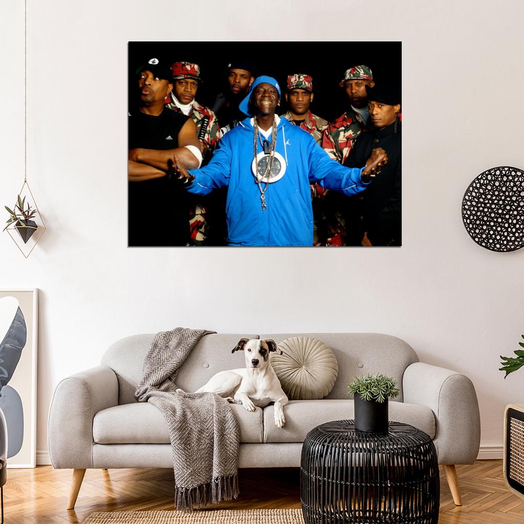 Public Enemy Flavor Flav Band Group Rapper Hip-Hop Music Rap Wall Art Print Poster