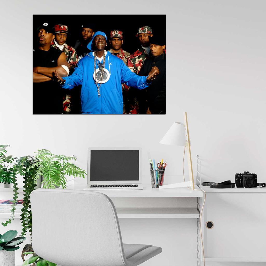 Public Enemy Flavor Flav Band Group Rapper Hip-Hop Music Rap Wall Art Print Poster