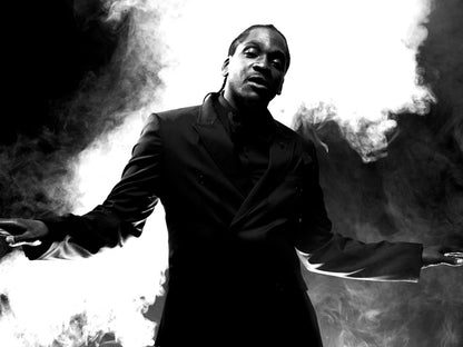 Pusha T BW Smoke Rapper Hip-Hop Music Rap Wall Art Print Poster