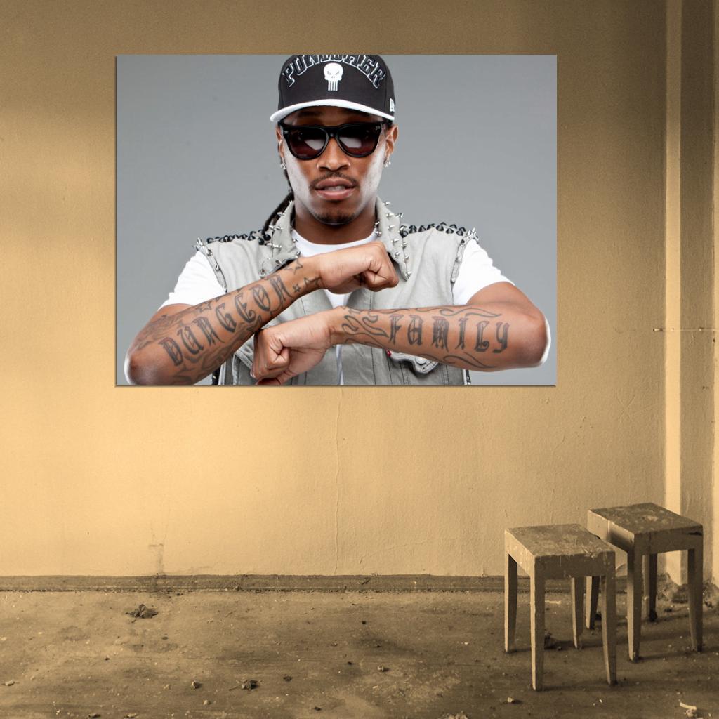 Pusha T Rapper Hip-Hop Music Rap Wall Art Print Poster