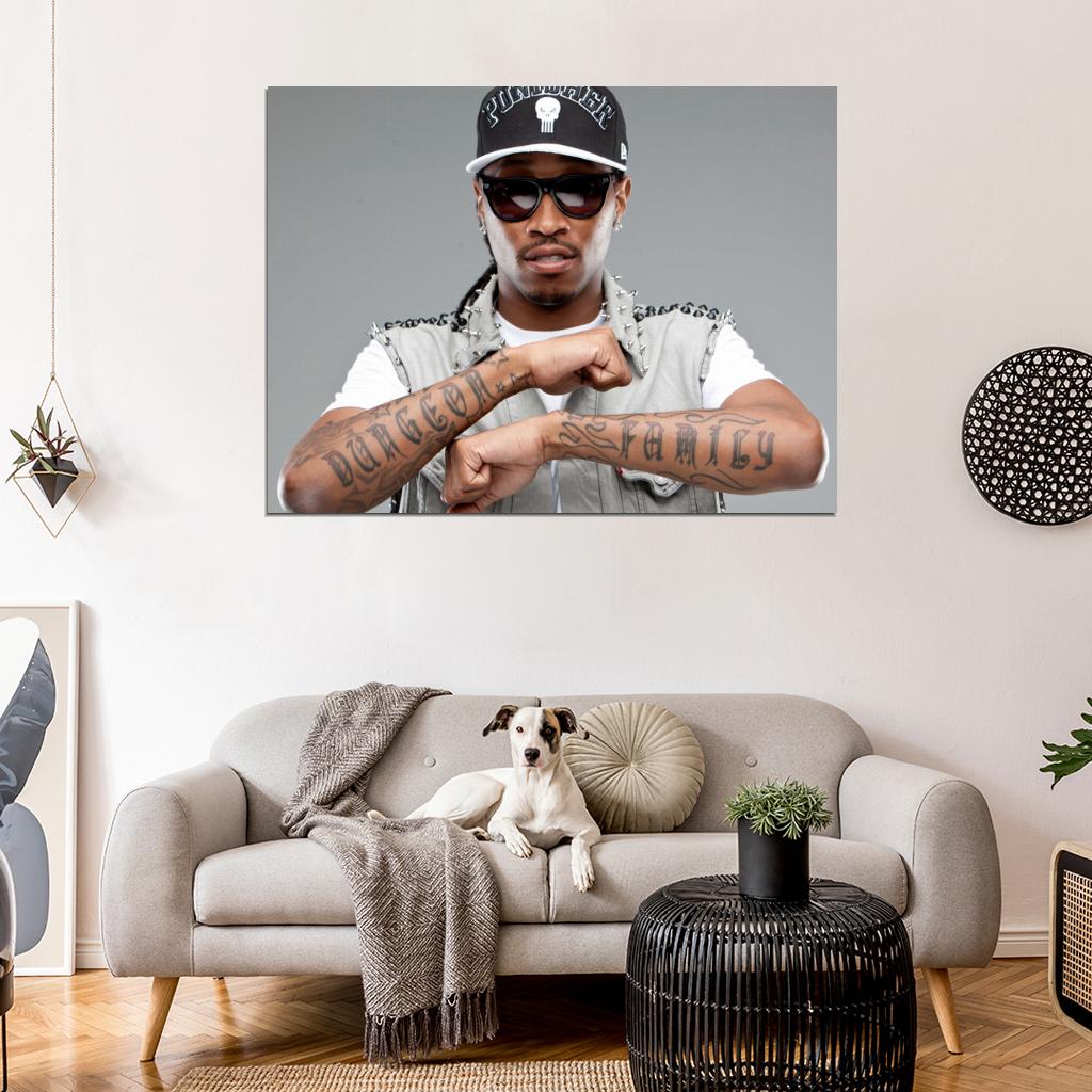 Pusha T Rapper Hip-Hop Music Rap Wall Art Print Poster