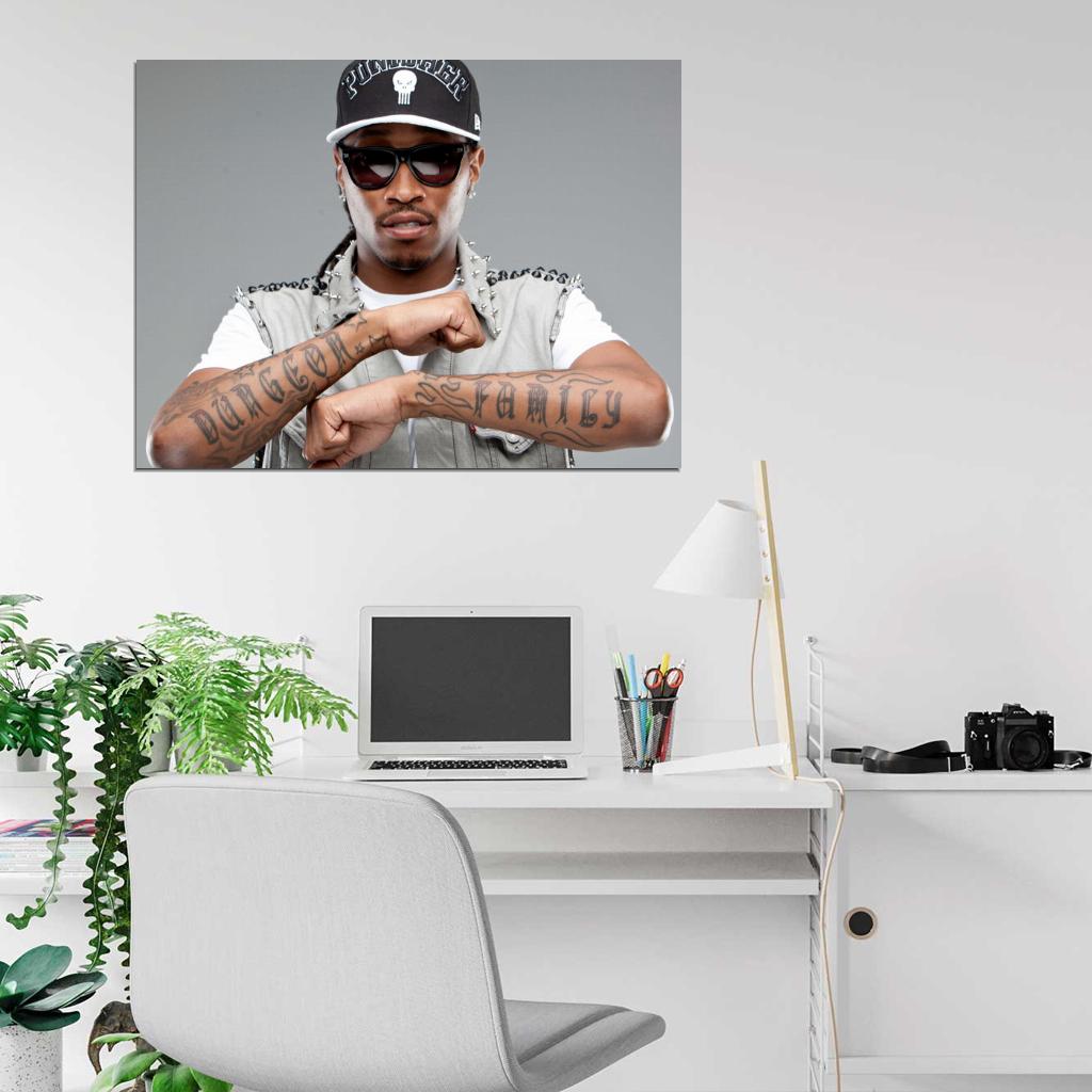 Pusha T Rapper Hip-Hop Music Rap Wall Art Print Poster