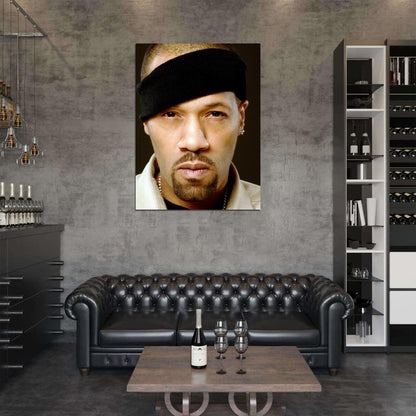 Redman Portrait Rapper Hip-Hop Music Rap Wall Art Print Poster