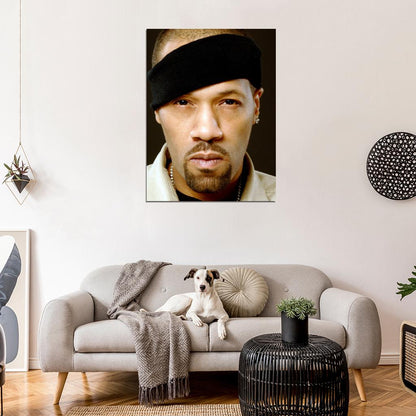 Redman Portrait Rapper Hip-Hop Music Rap Wall Art Print Poster