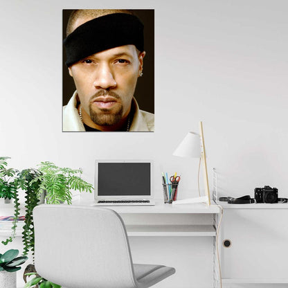 Redman Portrait Rapper Hip-Hop Music Rap Wall Art Print Poster