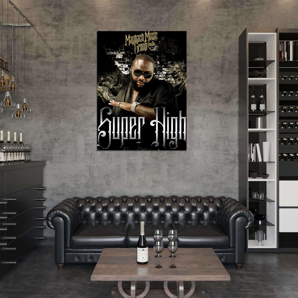 Maybach Music Group MMG Rick Ross Rapper Hip-Hop Music Rap Wall Art Print Poster