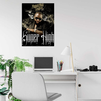 Maybach Music Group MMG Rick Ross Rapper Hip-Hop Music Rap Wall Art Print Poster