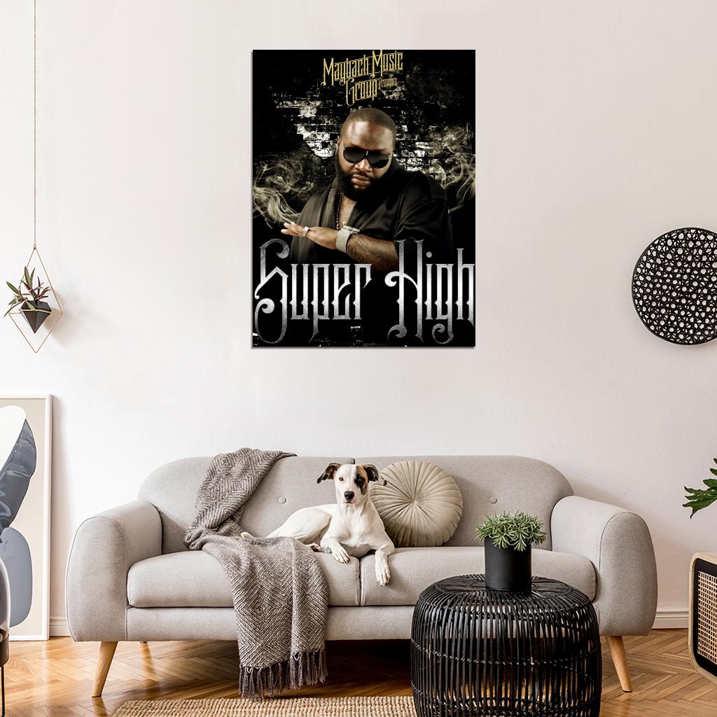 Maybach Music Group MMG Rick Ross Rapper Hip-Hop Music Rap Wall Art Print Poster