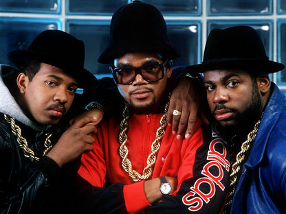 Run–D.M.C. Group Run DMC Retro Band Rapper Hip-Hop Music Rap Wall Art Print Poster