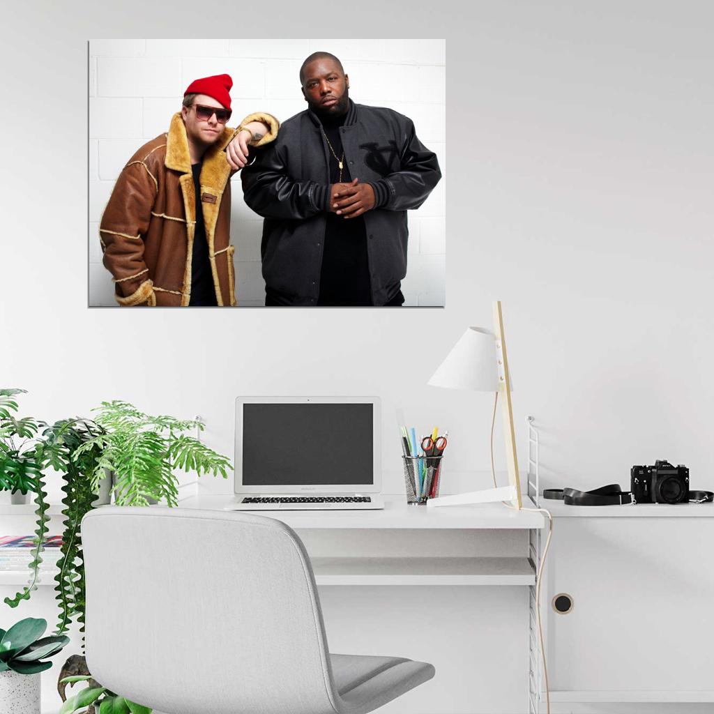 Run the Jewels El-P Killer Mike Rapper Group Band Hip-Hop Music Rap Wall Art Print Poster