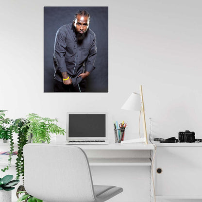 Tech N9ne Rapper Nine Hip-Hop Music Rap Wall Art Print Poster