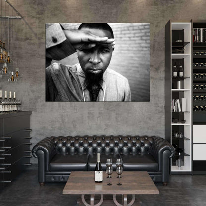 Tech N9ne Rapper BW Nine Hip-Hop Music Rap Wall Art Print Poster