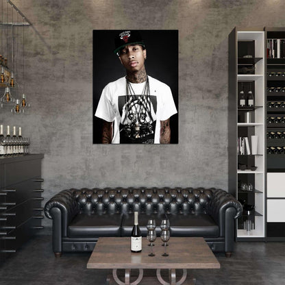 Tyga Rapper Hip-Hop Music Rap Wall Art Print Poster