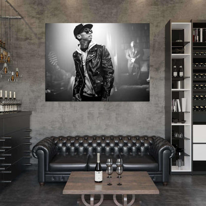 Tyga BW Rapper Hip-Hop Music Rap Wall Art Print Poster