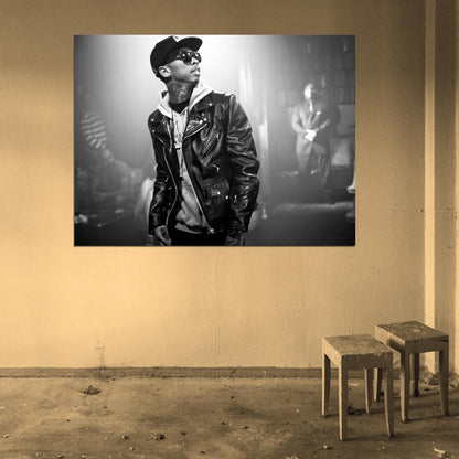 Tyga BW Rapper Hip-Hop Music Rap Wall Art Print Poster