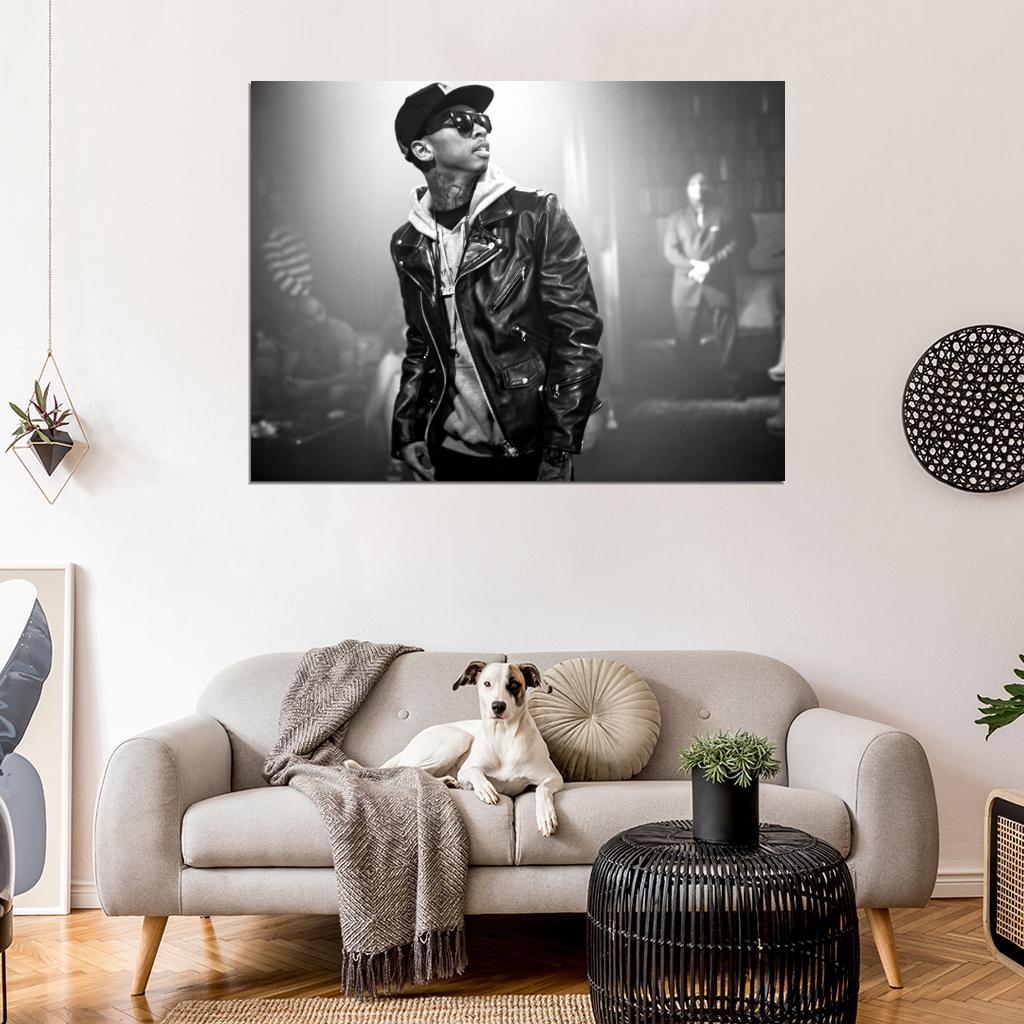 Tyga BW Rapper Hip-Hop Music Rap Wall Art Print Poster
