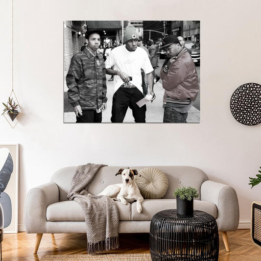 Tyler the Creator Hodgy Beats Domo Genesis Earl Sweatshirt Rapper Hip-Hop Music Rap Wall Art Print Poster