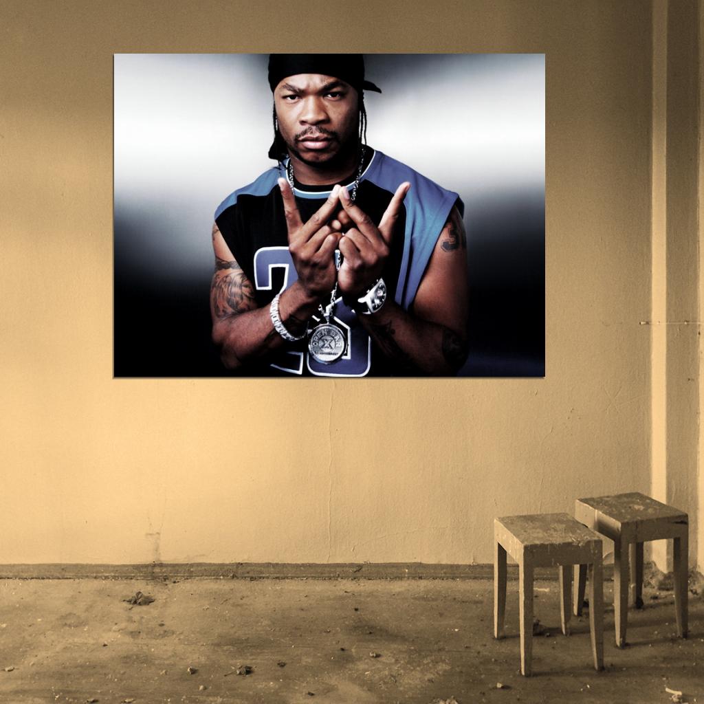 Xzibit Rapper Hip-Hop Music West Coast Rap Wall Art Print Poster
