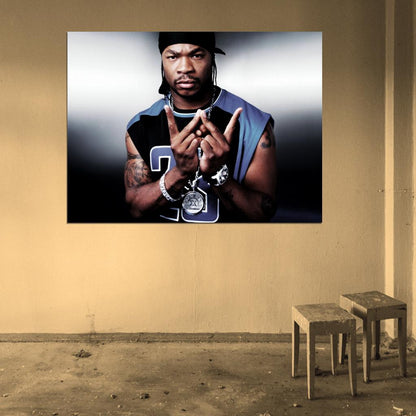 Xzibit Rapper Hip-Hop Music West Coast Rap Wall Art Print Poster