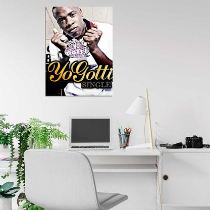Yo Gotti Rapper Hip-Hop Music Rap Wall Art Print Poster