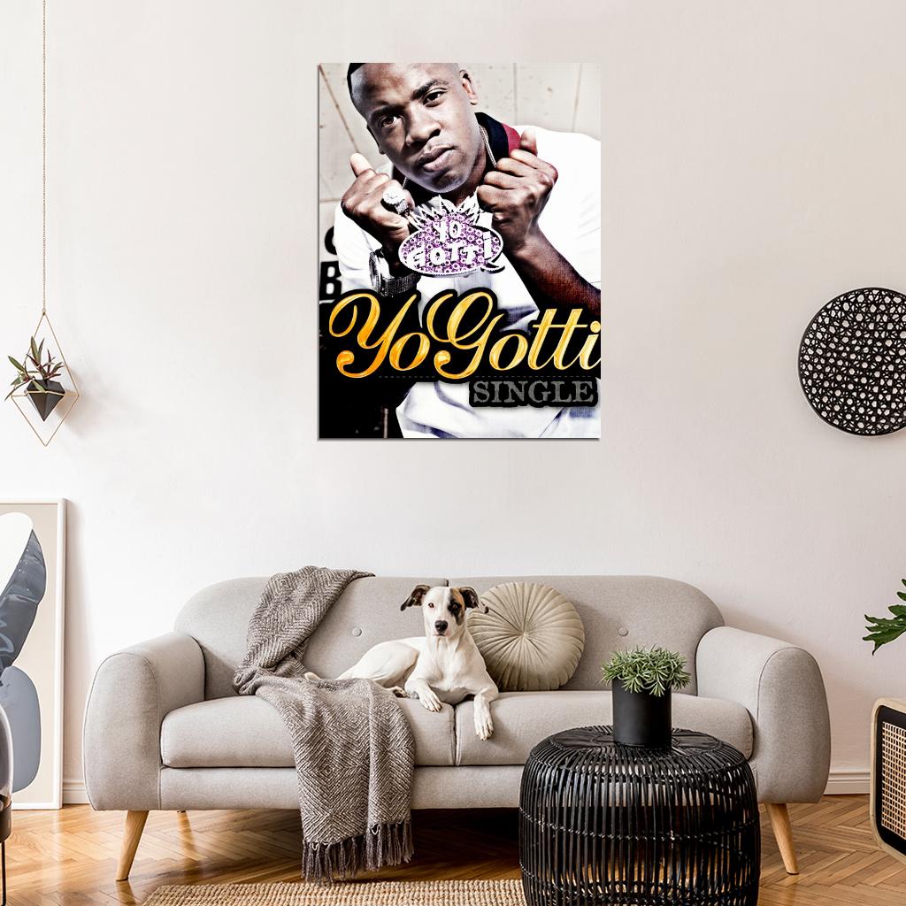 Yo Gotti Rapper Hip-Hop Music Rap Wall Art Print Poster