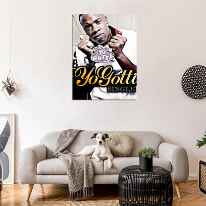 Yo Gotti Rapper Hip-Hop Music Rap Wall Art Print Poster