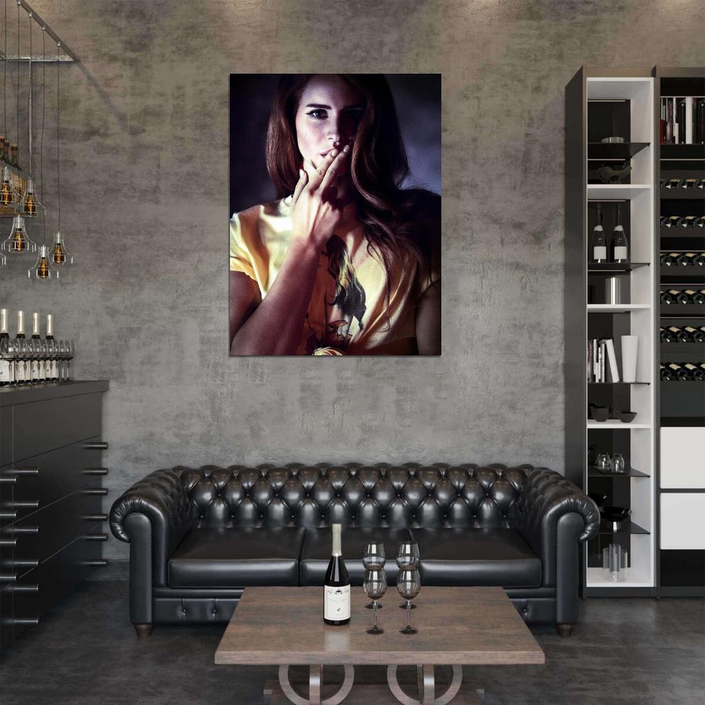Lana Del Rey Beautiful Pop Music Singer Wall Art Print Poster