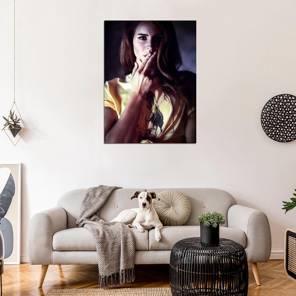 Lana Del Rey Beautiful Pop Music Singer Wall Art Print Poster