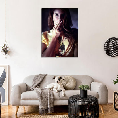 Lana Del Rey Beautiful Pop Music Singer Wall Art Print Poster