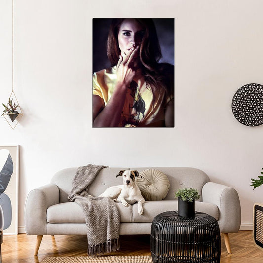 Lana Del Rey Beautiful Pop Music Singer Wall Art Print Poster