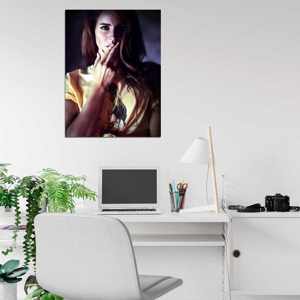 Lana Del Rey Beautiful Pop Music Singer Wall Art Print Poster