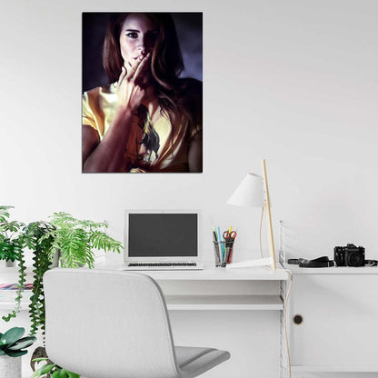 Lana Del Rey Beautiful Pop Music Singer Wall Art Print Poster