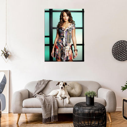 Rihanna R&B Pop Singer Music Wall Art Print Poster