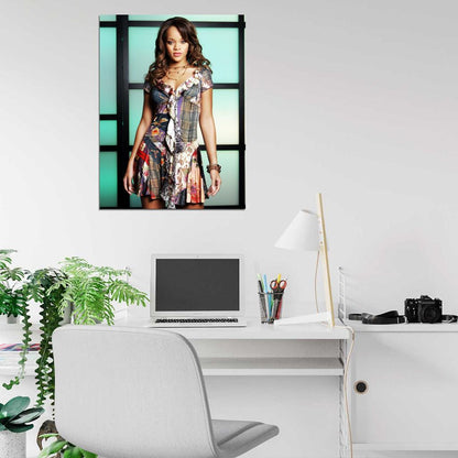 Rihanna R&B Pop Singer Music Wall Art Print Poster