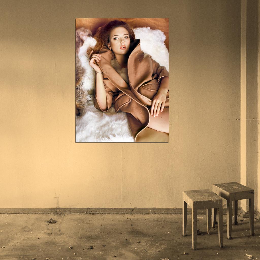 Scarlett Johansson Actress Wall Art Print Poster