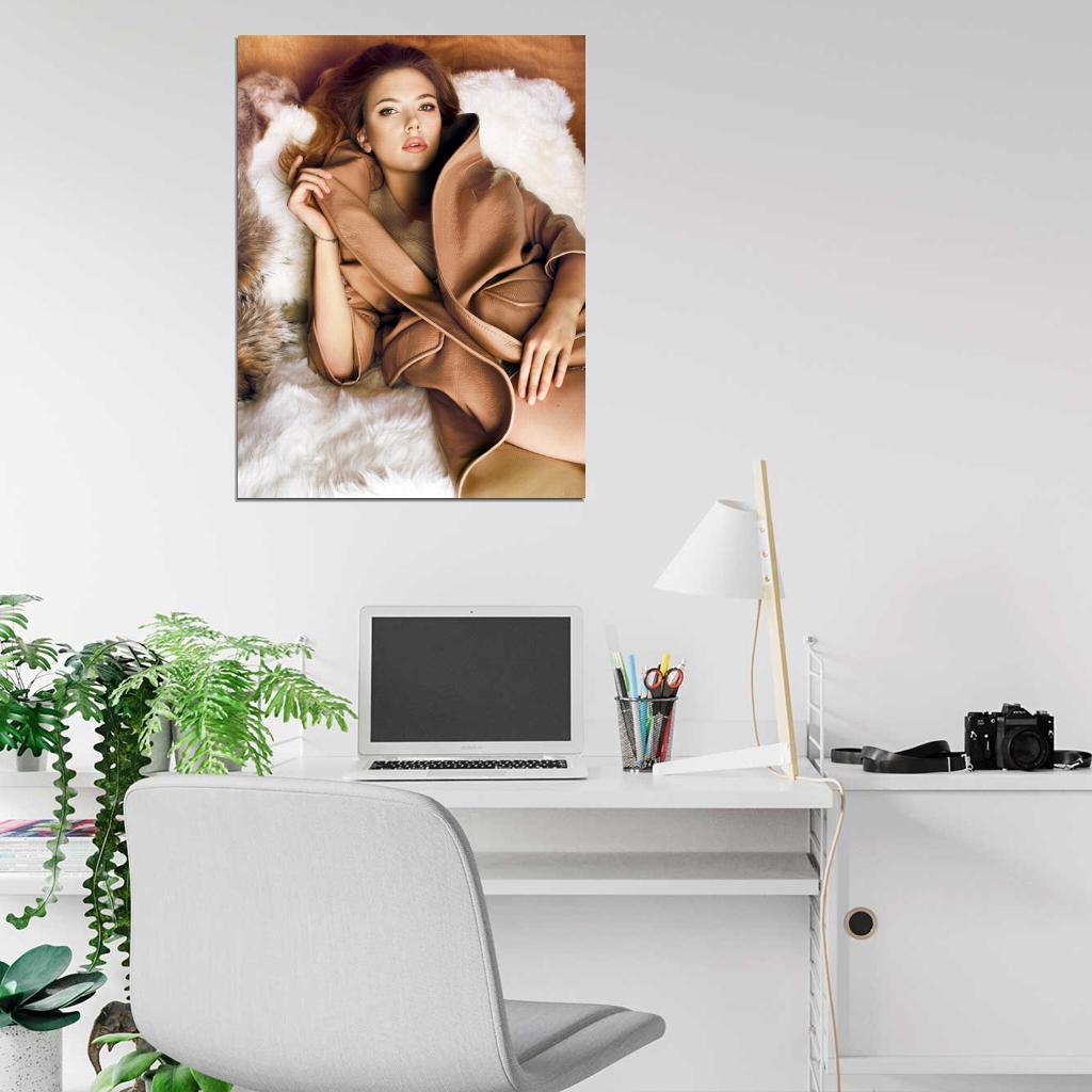Scarlett Johansson Actress Wall Art Print Poster