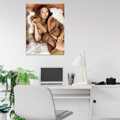 Scarlett Johansson Actress Wall Art Print Poster
