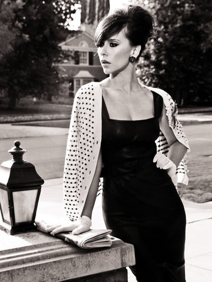 Jennifer Love Hewitt Retro BW Actress Wall Art Print Poster